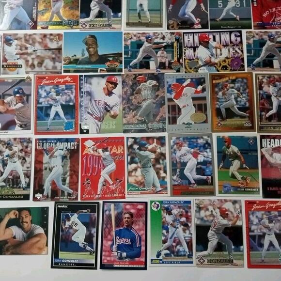 Lot Of 47 Juan Gonzalez Baseball Cards HOF Rangers All-Star Topps Upper Deck - Picture 5 of 11